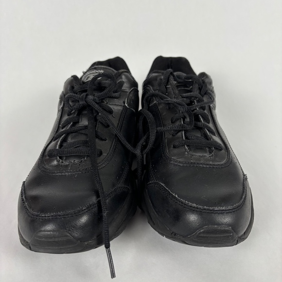 Reebok, Black Hexalite, Sneakers, Walk/Run/Gym Shoes, Black Leather - Picture 3 of 10